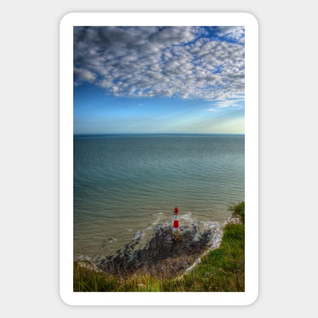 Beachy Head Lighthouse Sticker by Nigdaw